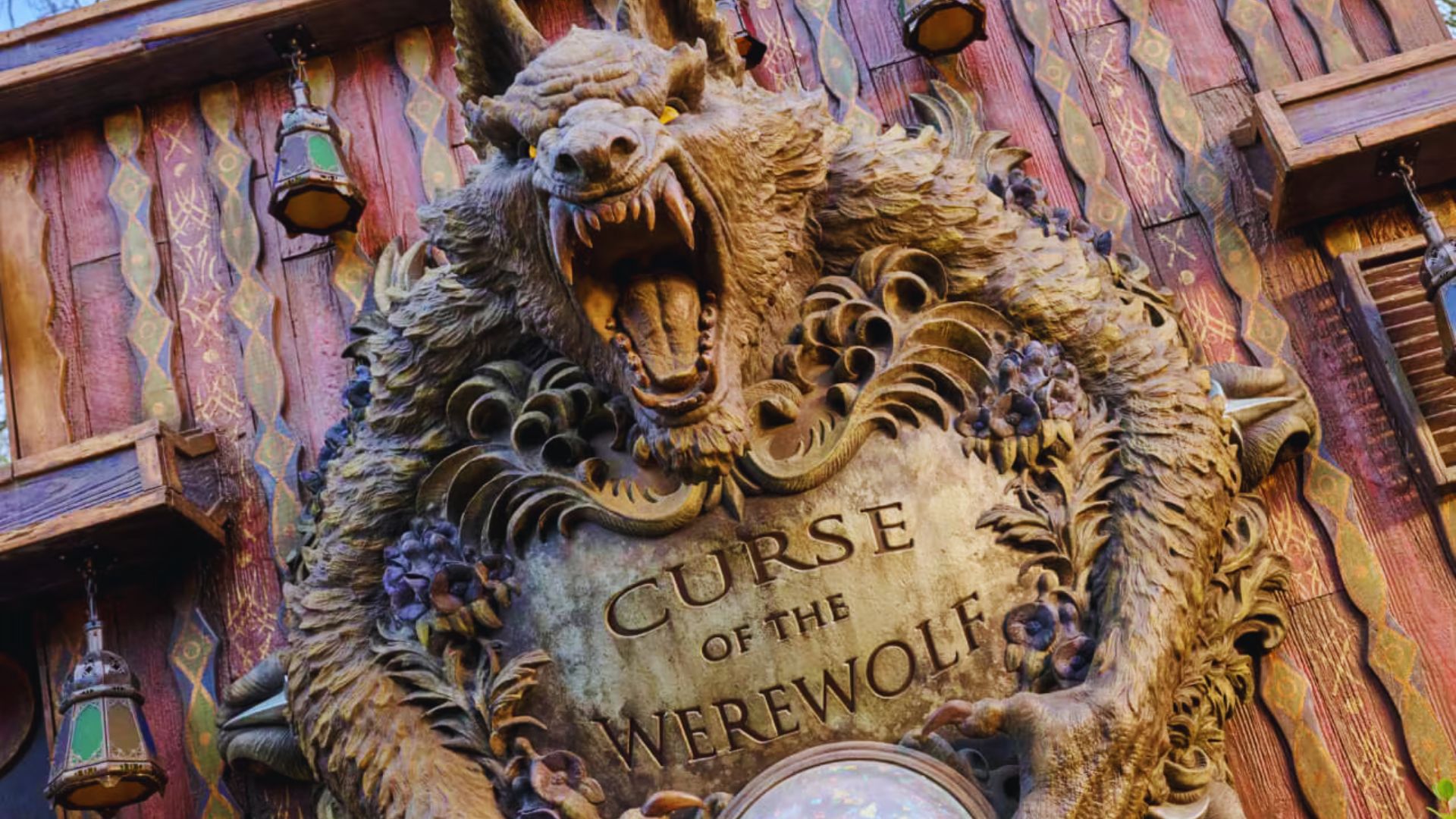 A large sign displaying the text
