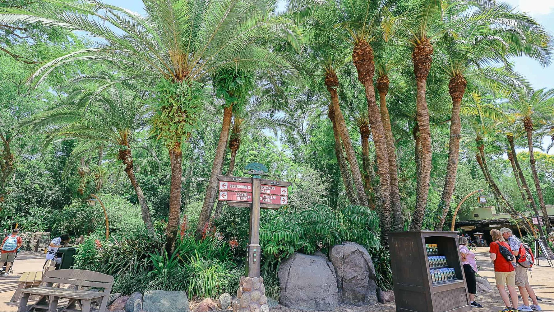 Discovery Island and Oasis Exhibits