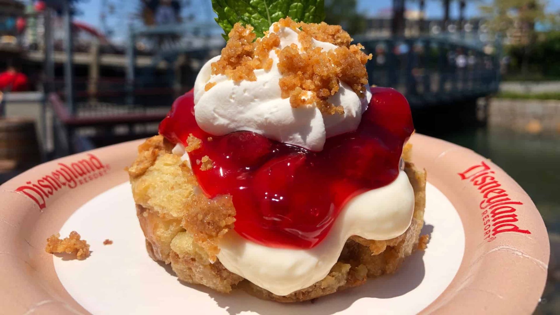 Seasonal Bread Pudding at Pacific Wharf Café