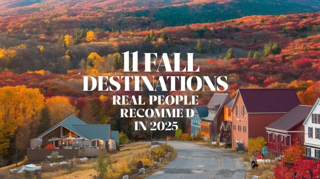 Fall Destinations Real People