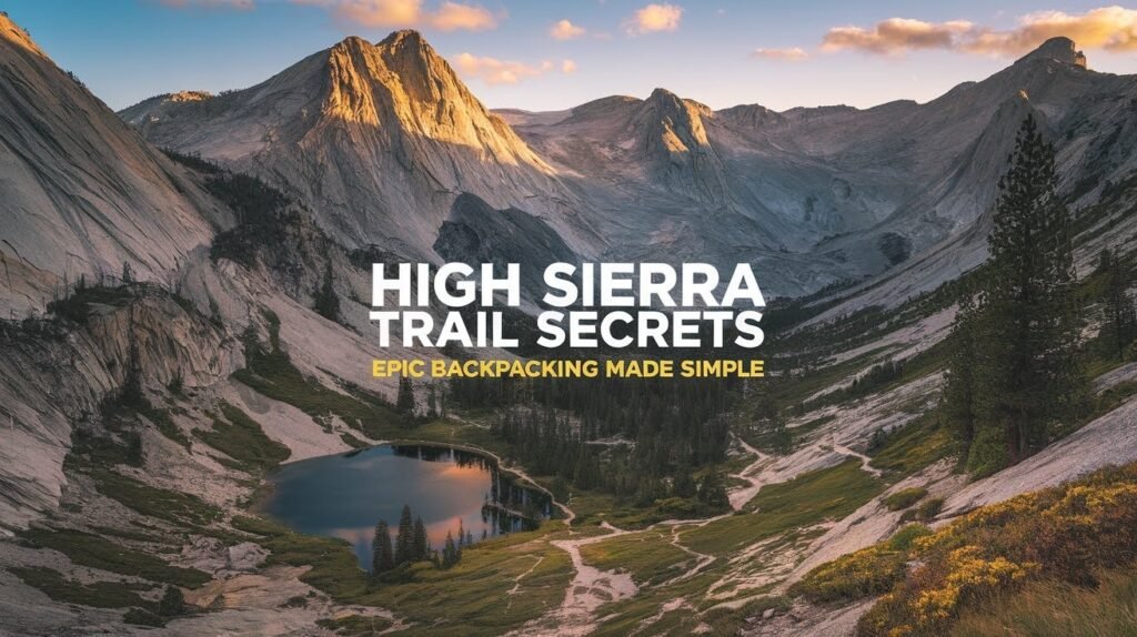 High Sierra Trail Secrets: Epic Backpacking Made Simple High Sierra