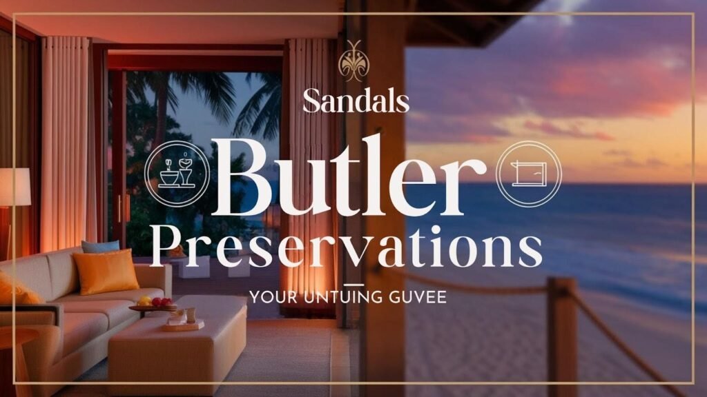 Sandals Butler Preferences
