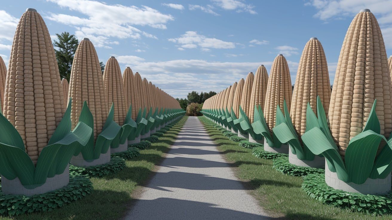 Field of Giant Corn Ears