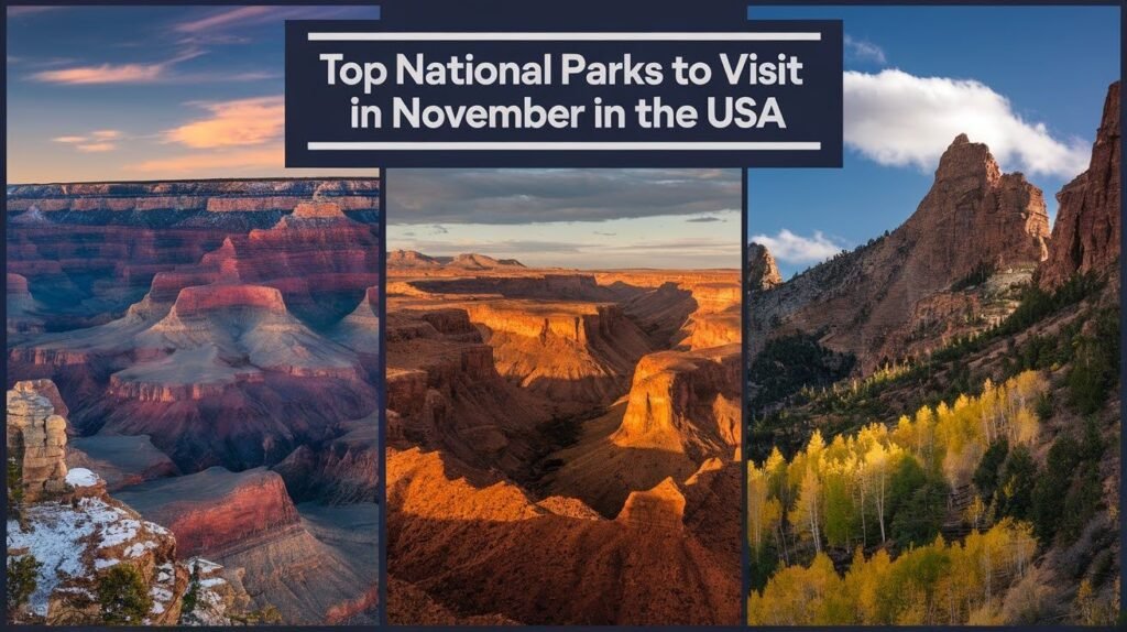 Top National Parks to Visit in November in the USA National Parks to Visit in November