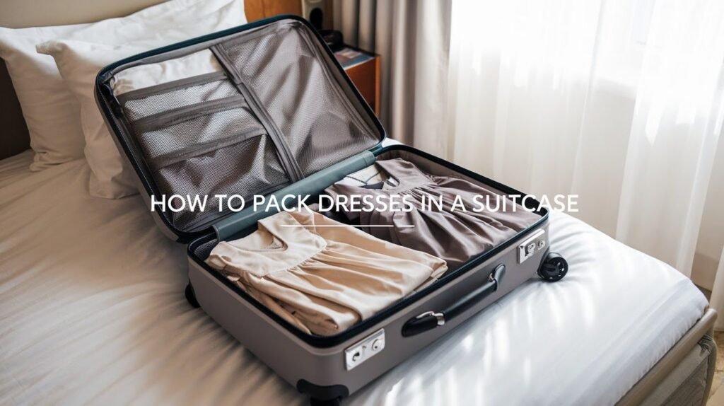 Pack Dresses in a Suitcase