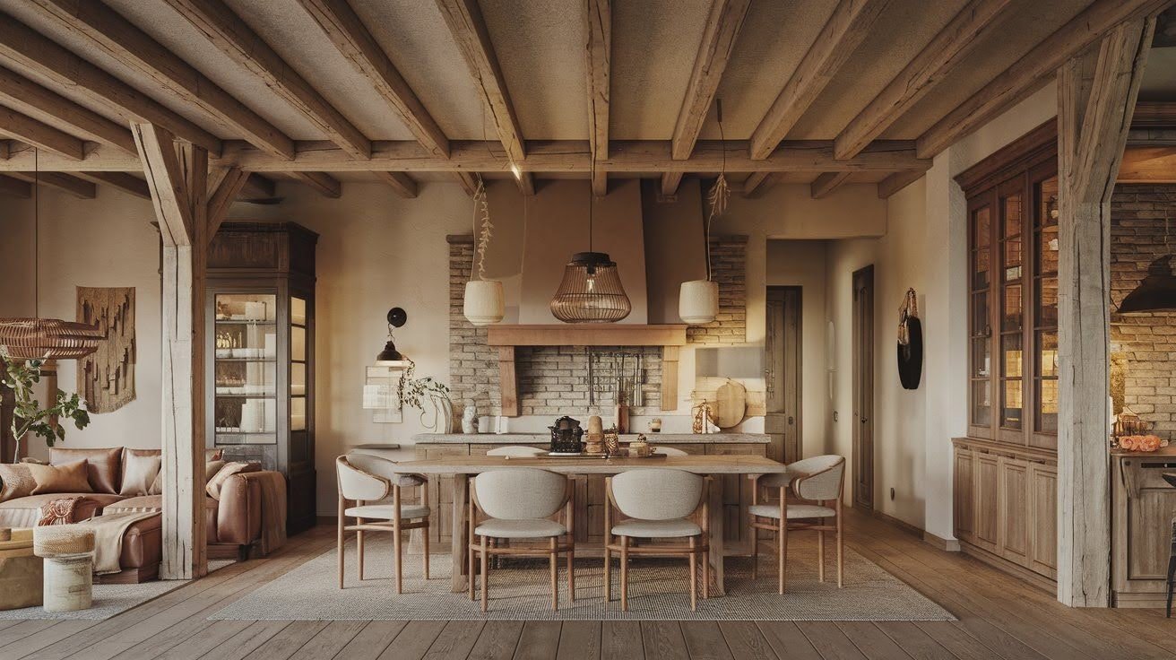 Rustic-Inspired Interior Design