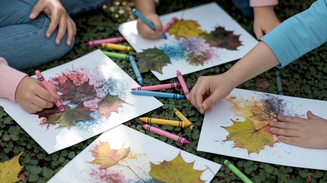 Leaf Rubbings and Nature Prints
