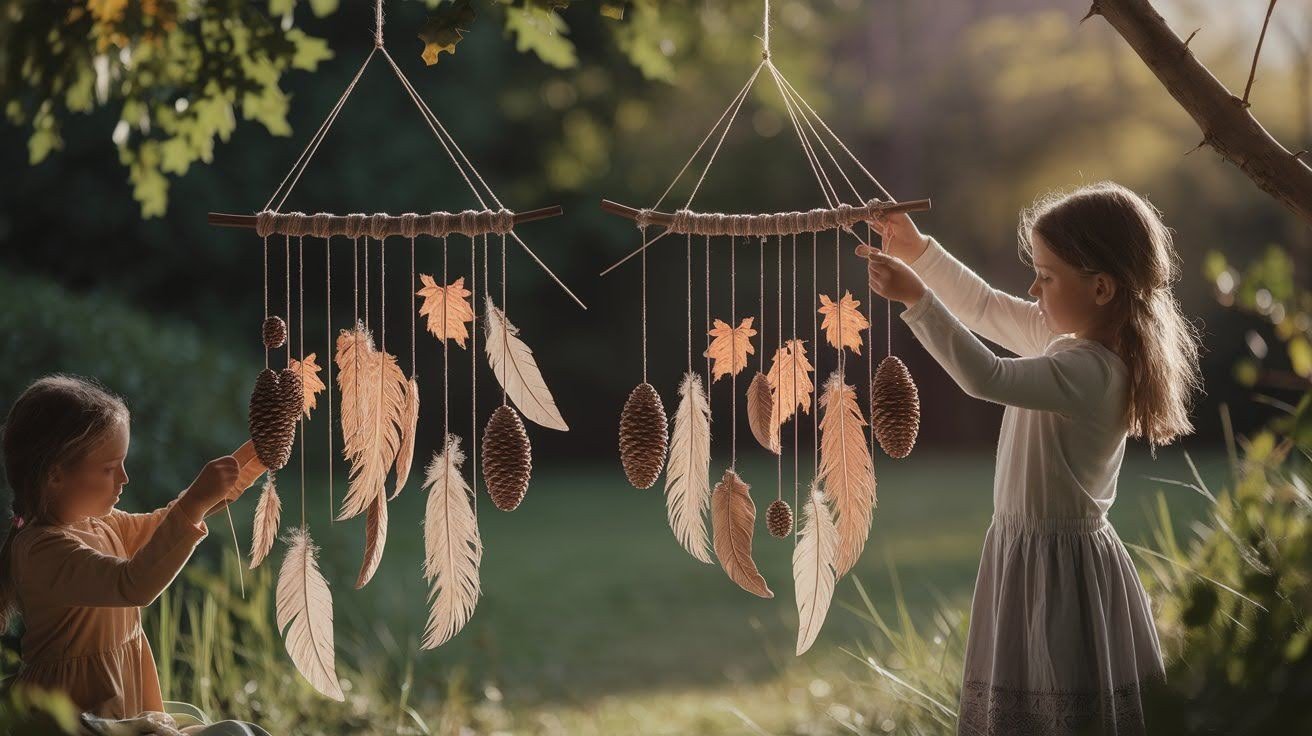 Stick Mobiles and Hanging Art