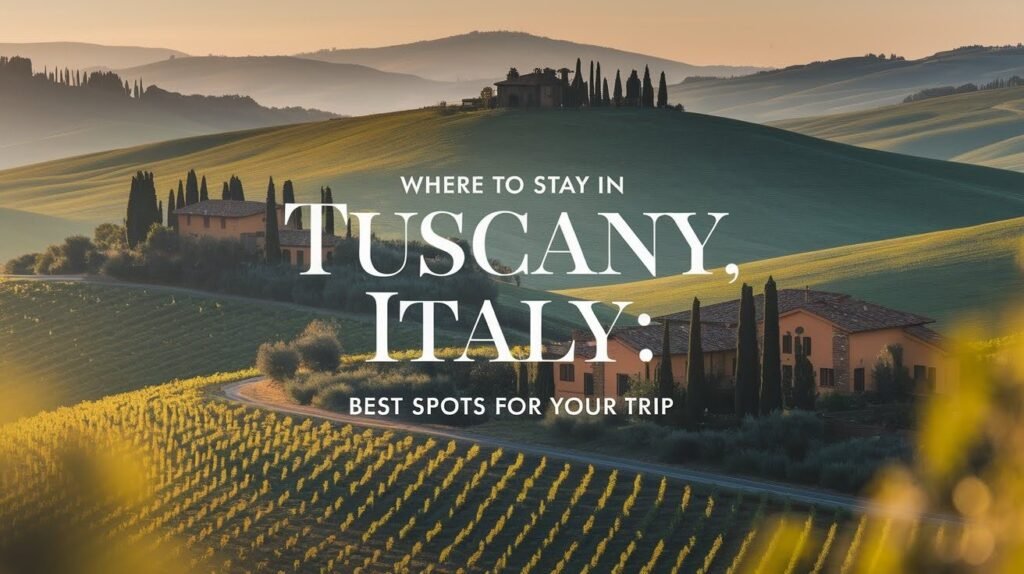 Where to Stay in Tuscany, Italy? Best Spots for Your Trip Where to Stay in Tuscany, Italy