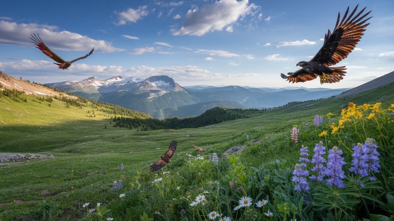 Dunraven Pass and Mount Washburn