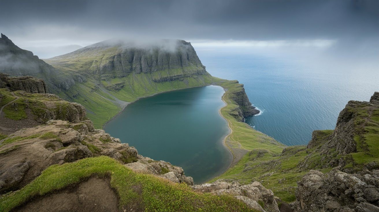 Hike to Lake Sørvágsvatn