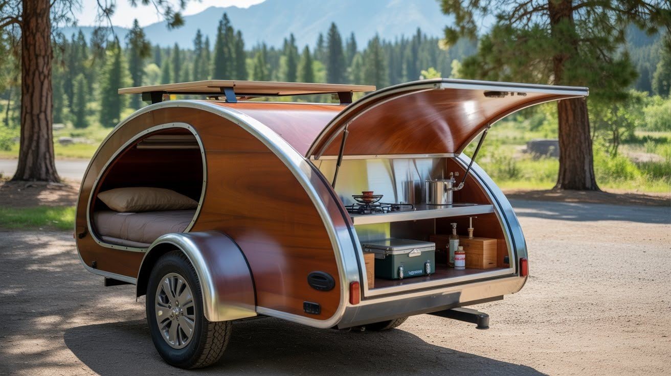 Lightweight Aluminum Frame Teardrop Trailer