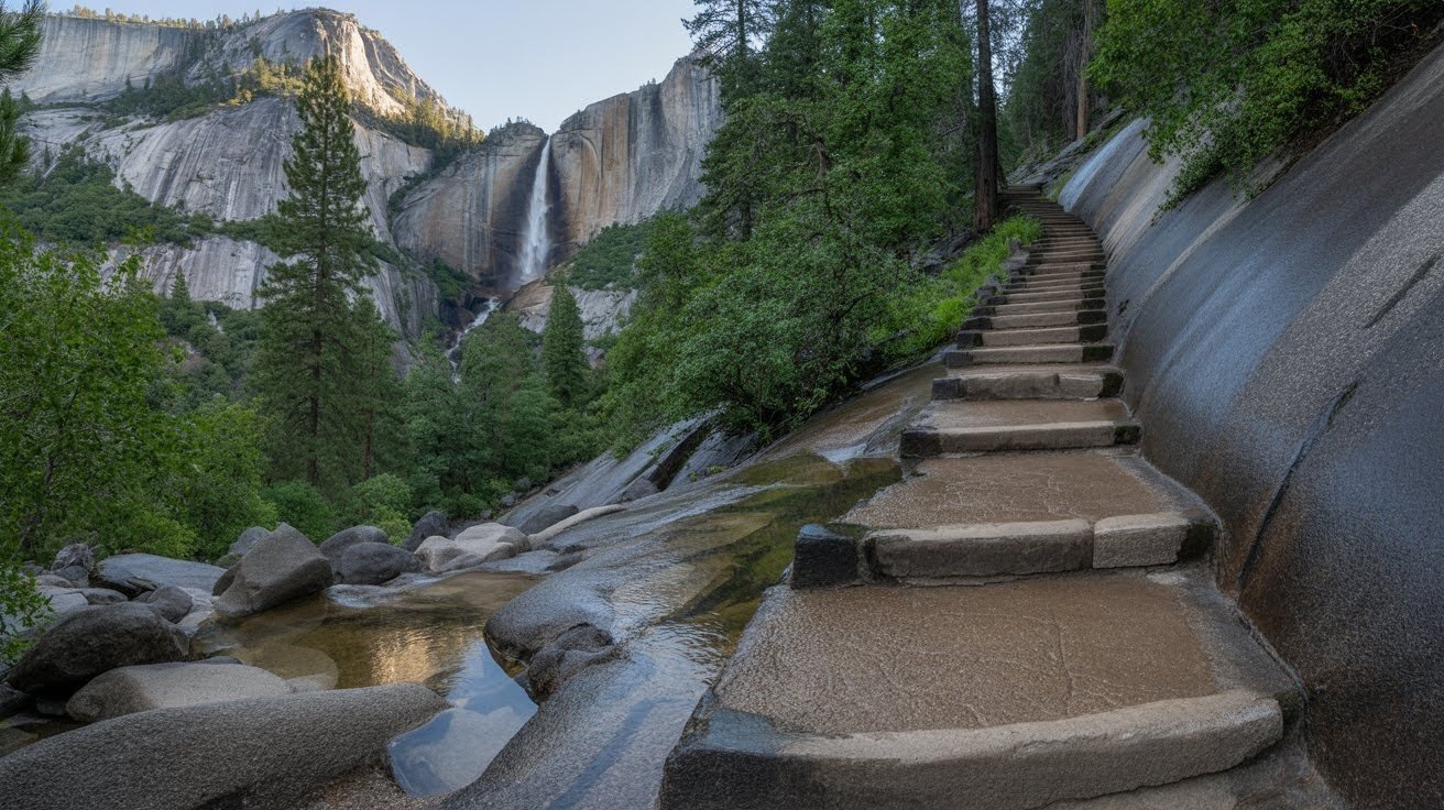 Mist Trail to Vernal Falls