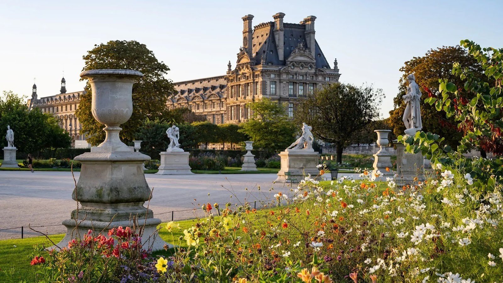 The Louvre and Tuileries Gardens