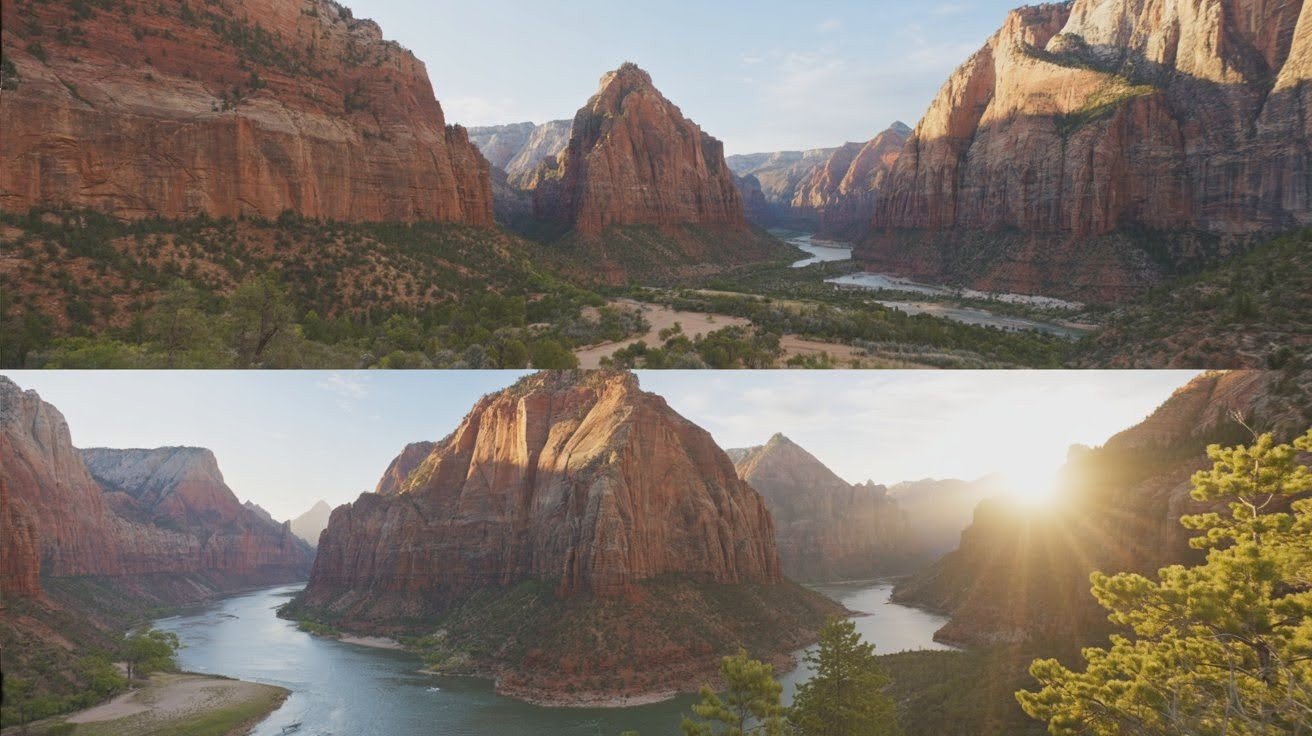 The Narrows and Observation Point