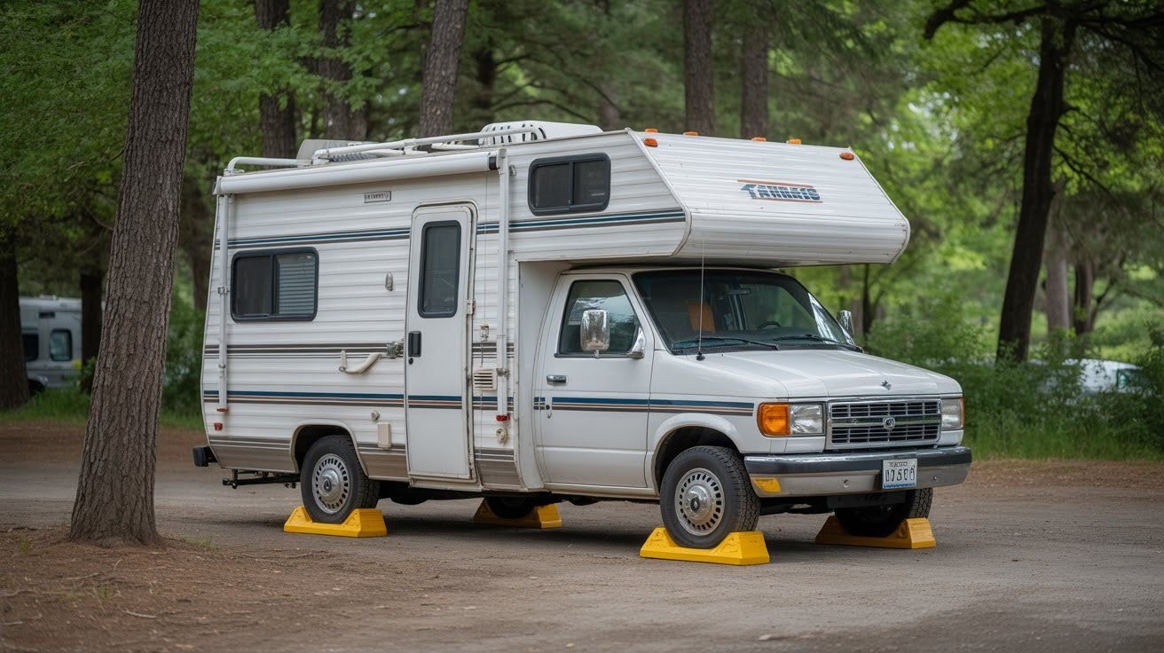 Wheel Chocks and Leveling Blocks