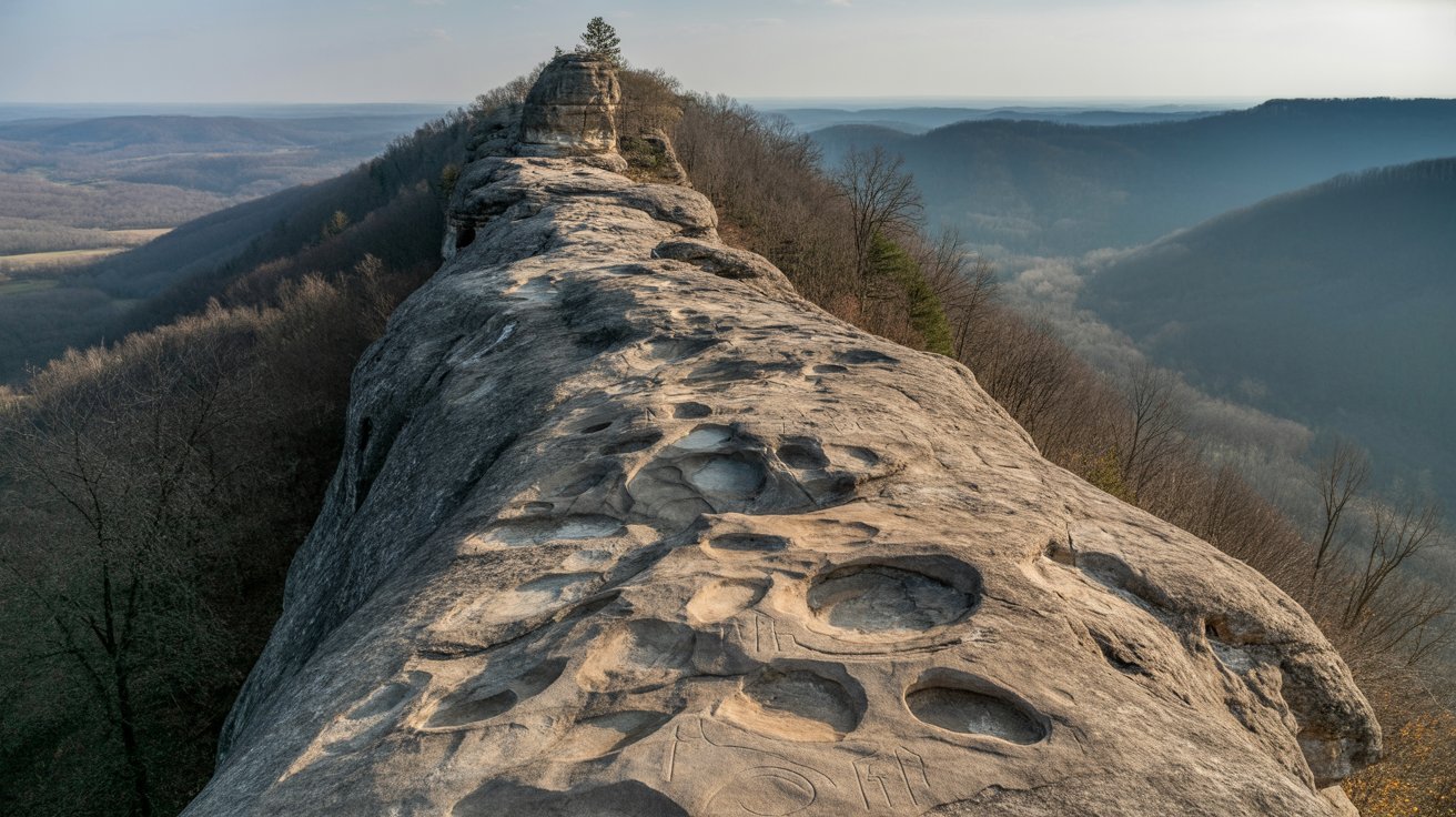 Climbing to the Top of Half Moon Rock
