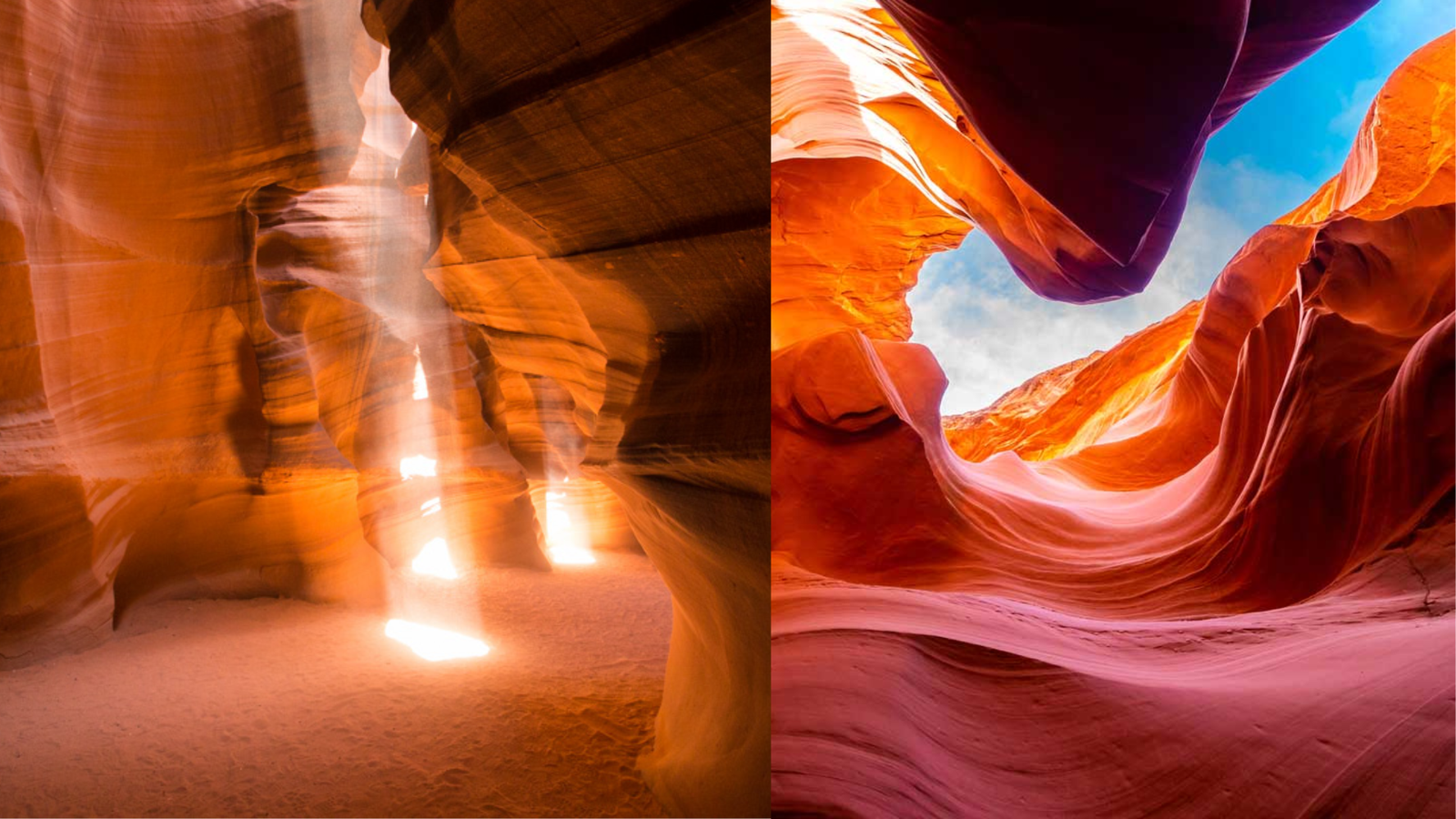 Upper vs. Lower Antelope Canyon
