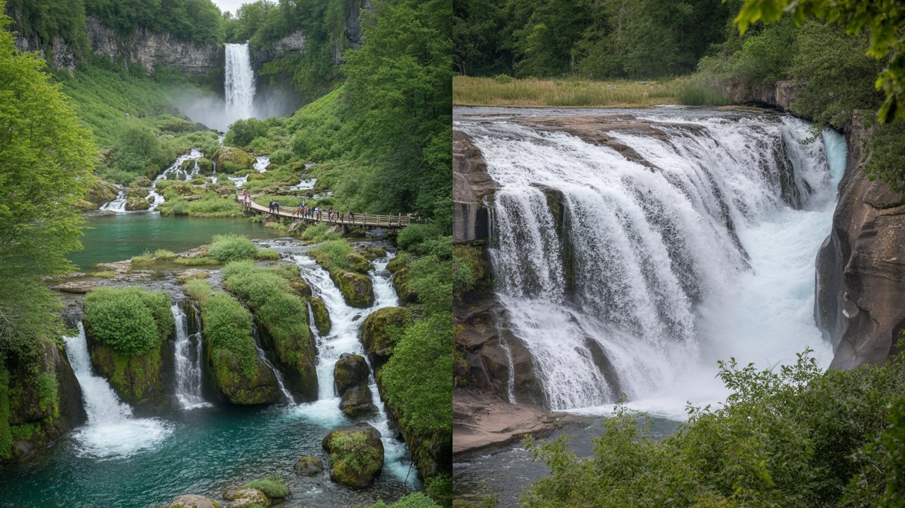 Comparing the Waterfalls