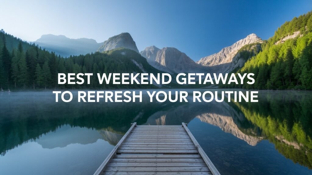 Best Weekend Getaways to Refresh Your Routine Best Weekend Getaways