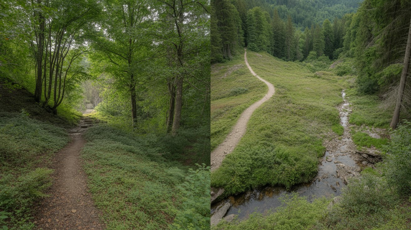 Trail Options to Gray's Arch