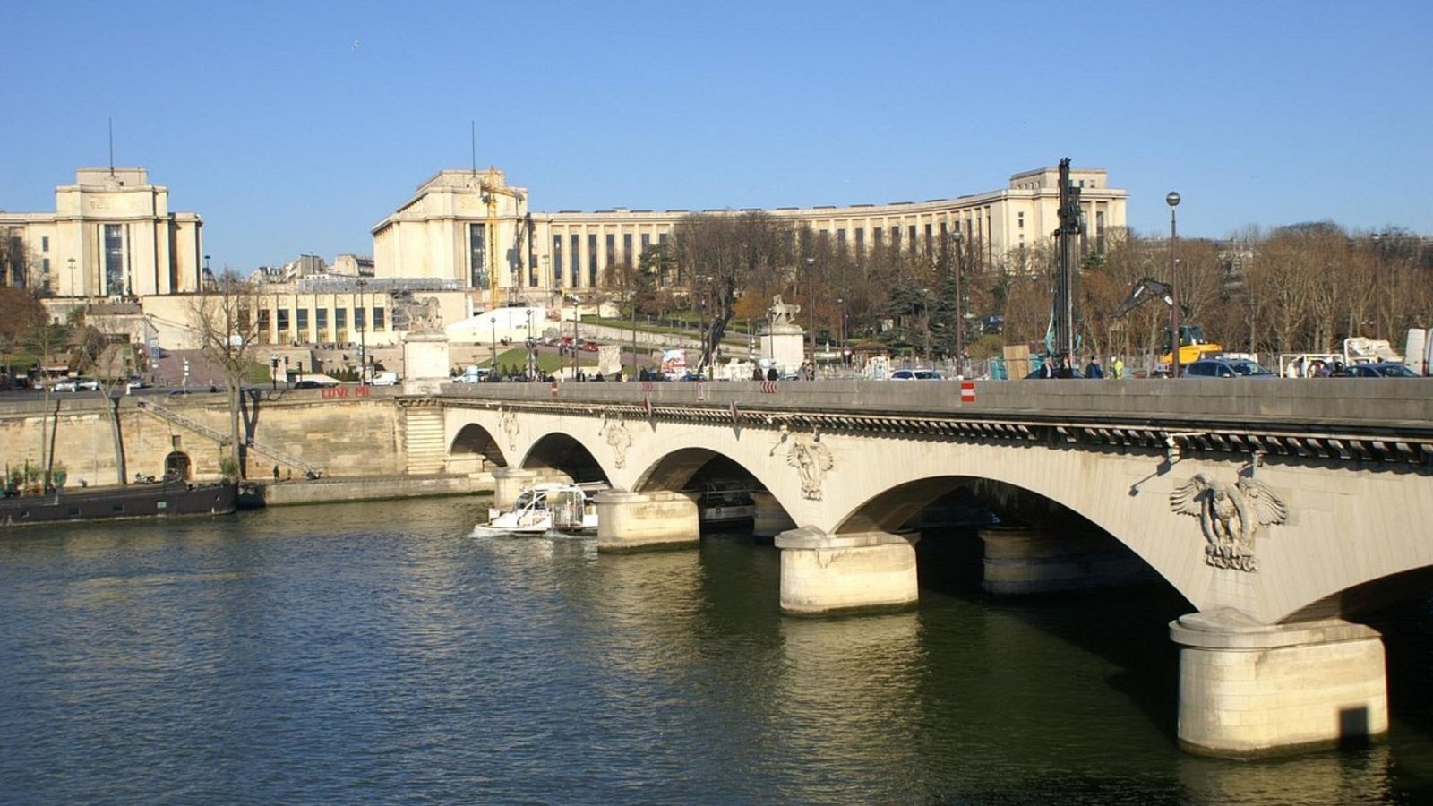 Seine River Banks by Pont d'Iéna