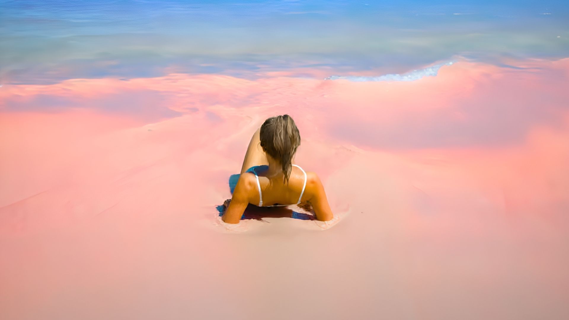 Relax at Pink Beach