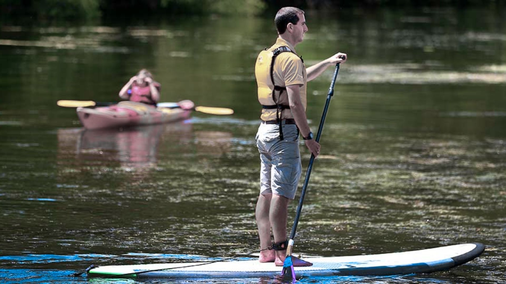 Go Kayaking or Paddleboarding on the Lake