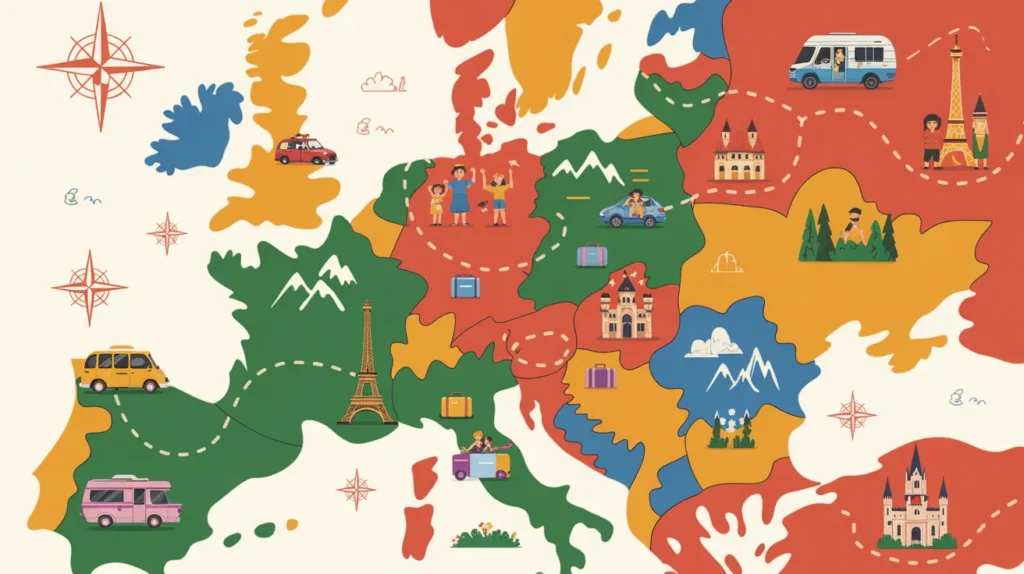 Best European countries for family road trips