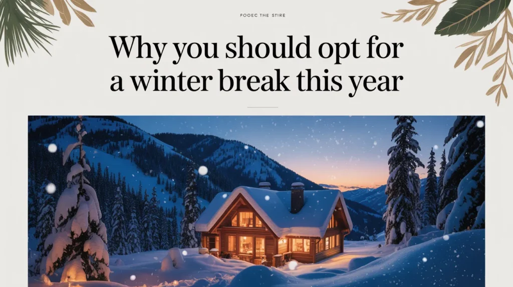 Why You Should Opt for a Winter