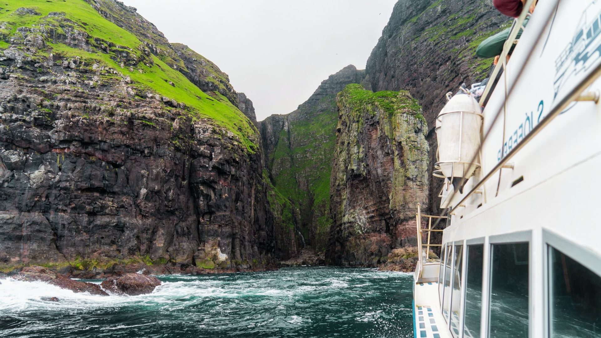 Take a Boat Tour Along Vestmanna Cliffs