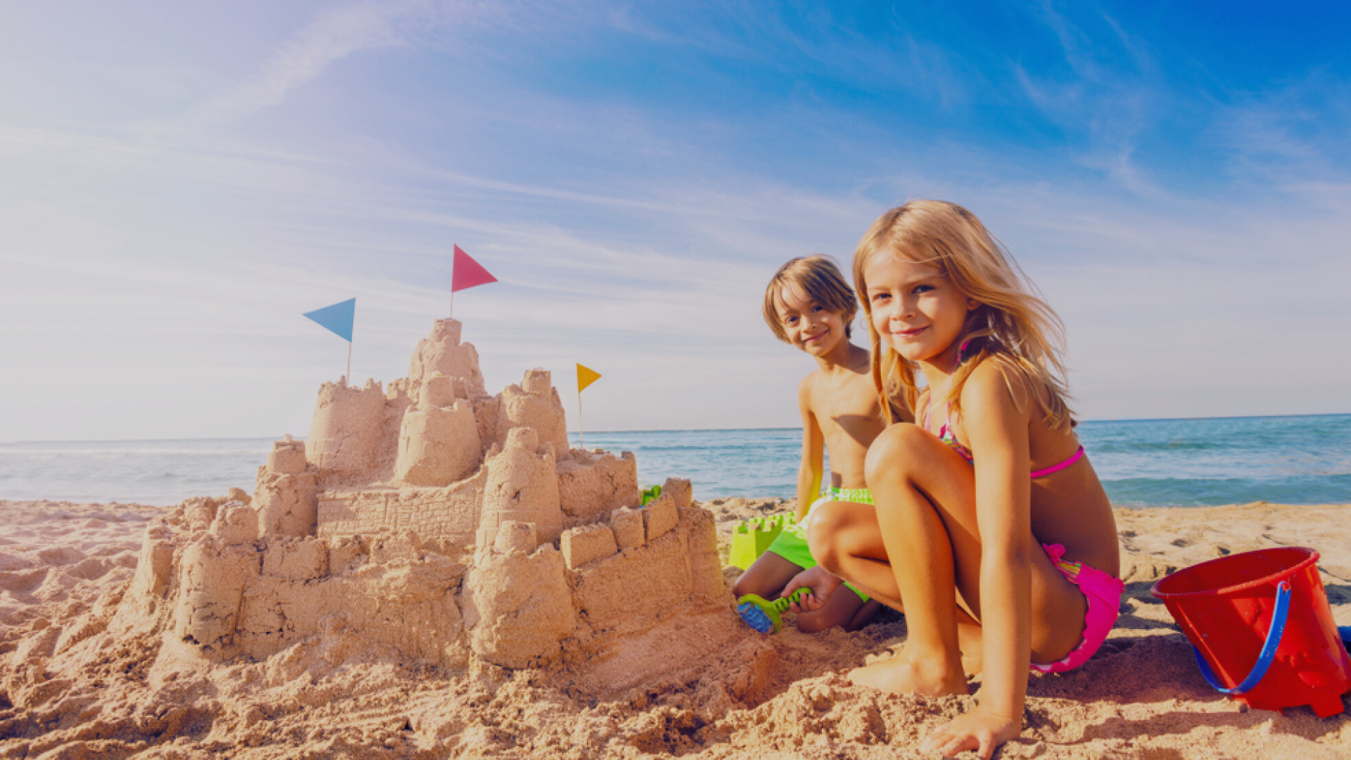 1. Build Sandcastles on Wide, Calm Beaches