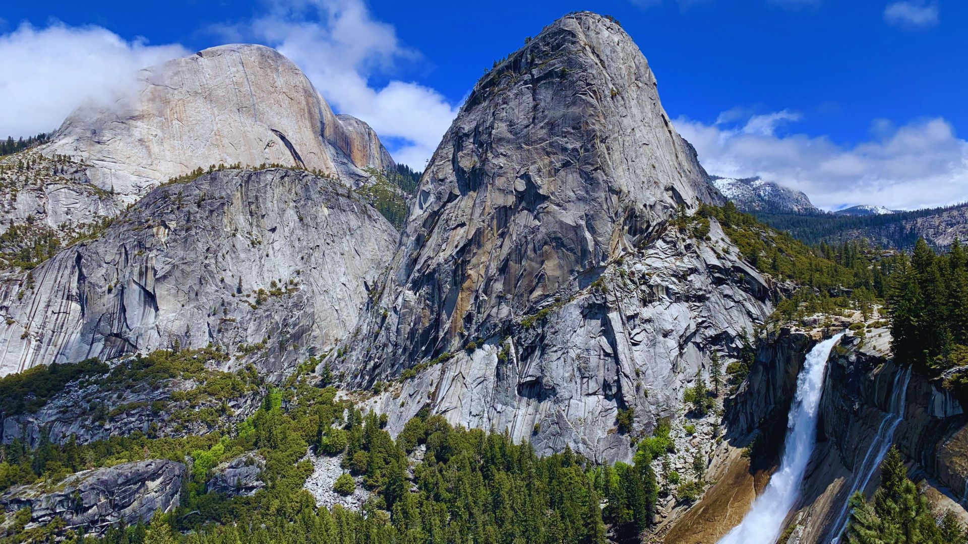 Half Dome and Sierra Nevada Views
