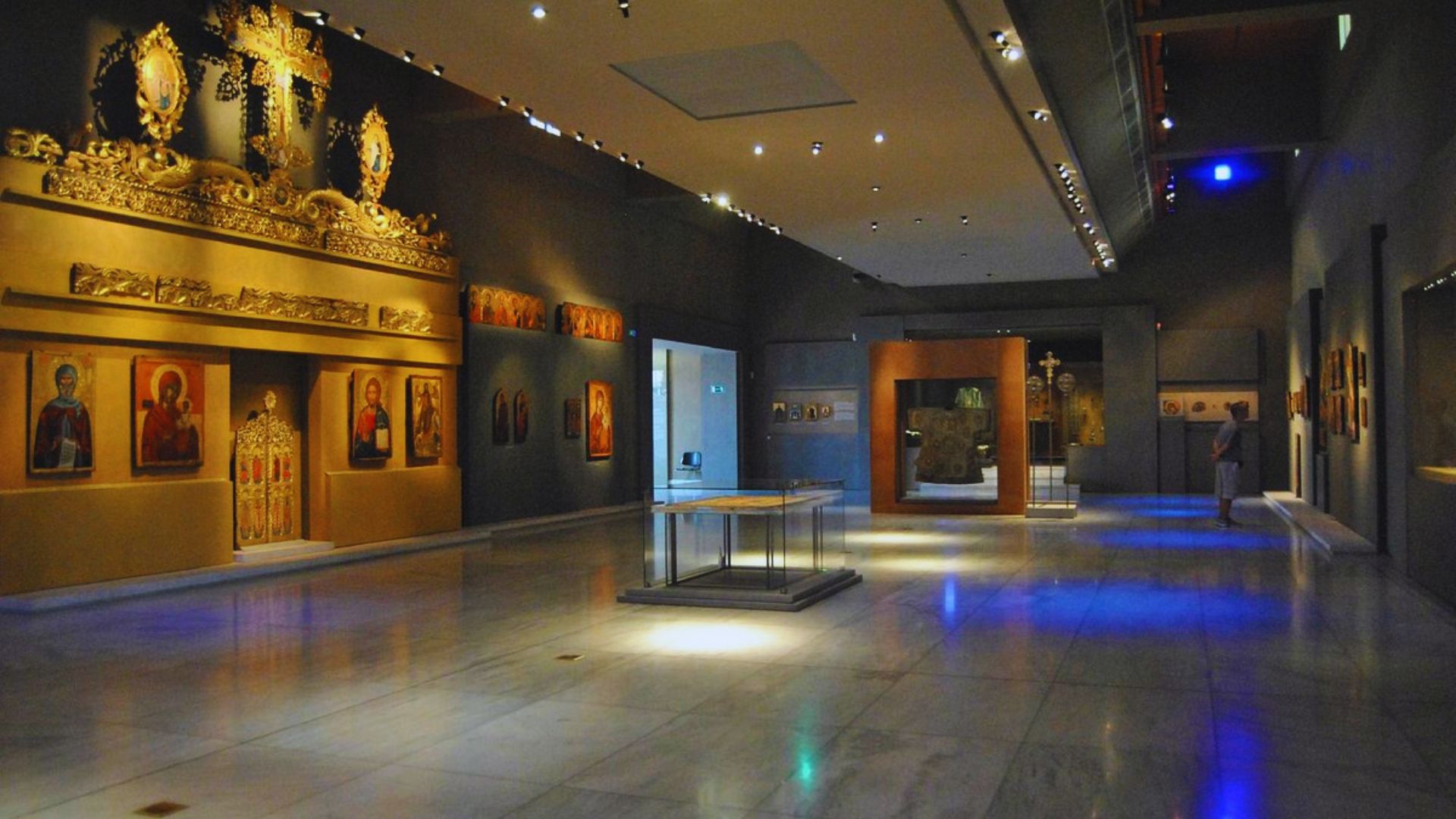 The Museum of Athens, Greece, showcasing ancient artifacts and rich cultural heritage in a historic setting.