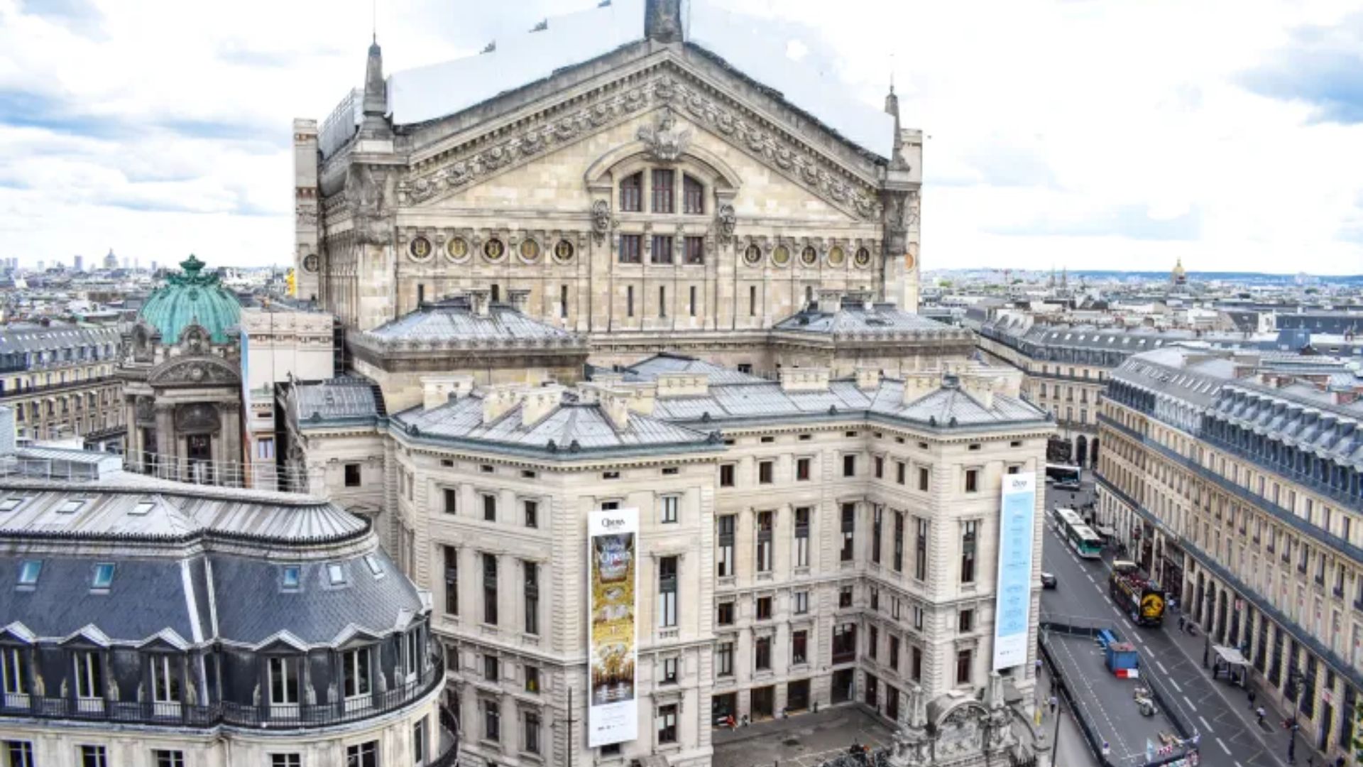Galeries Lafayette and Palais Garnier