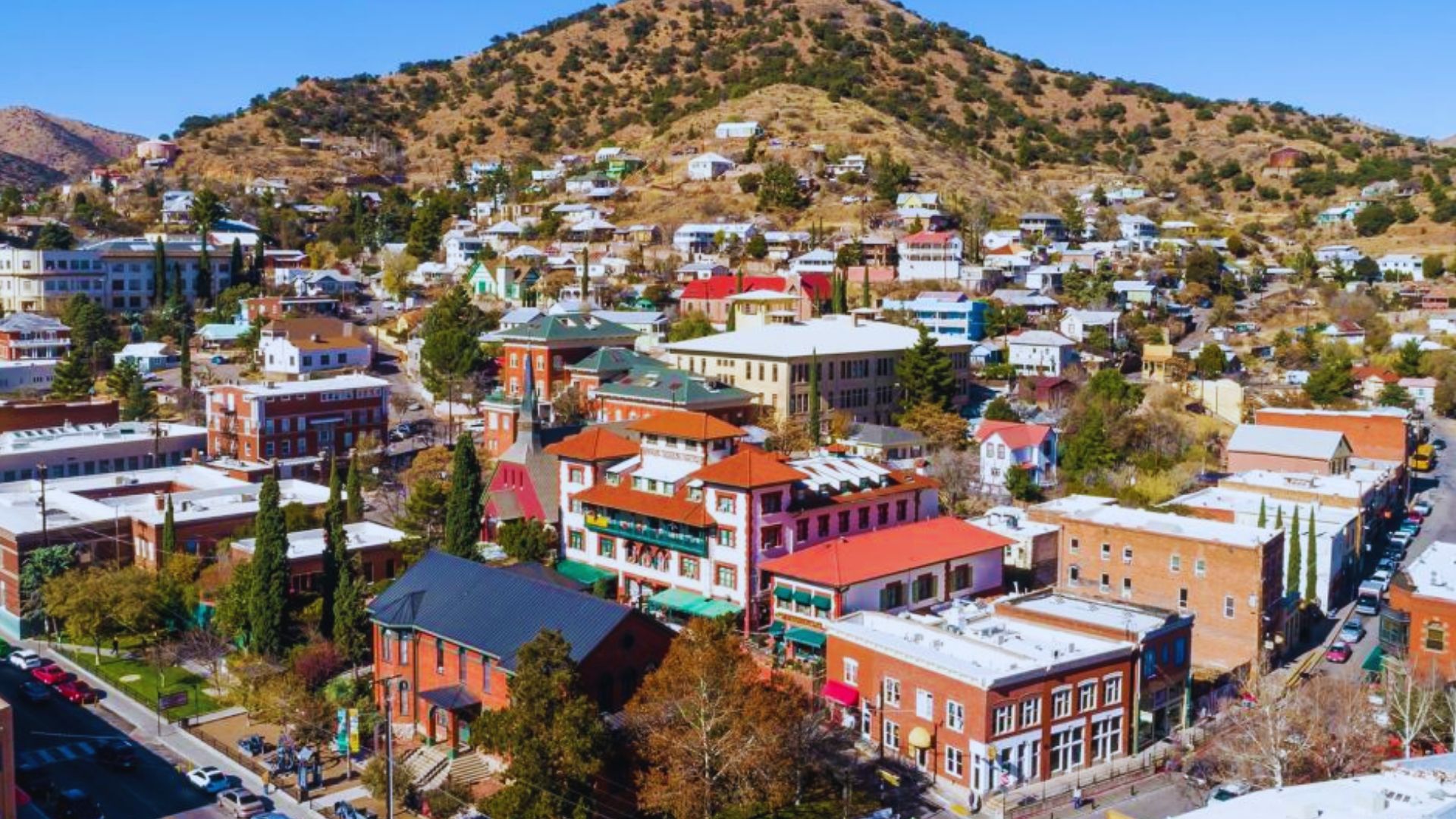A scenic image of Santa Fe, New Mexico, highlighting its unique architecture and vibrant cultural atmosphere.