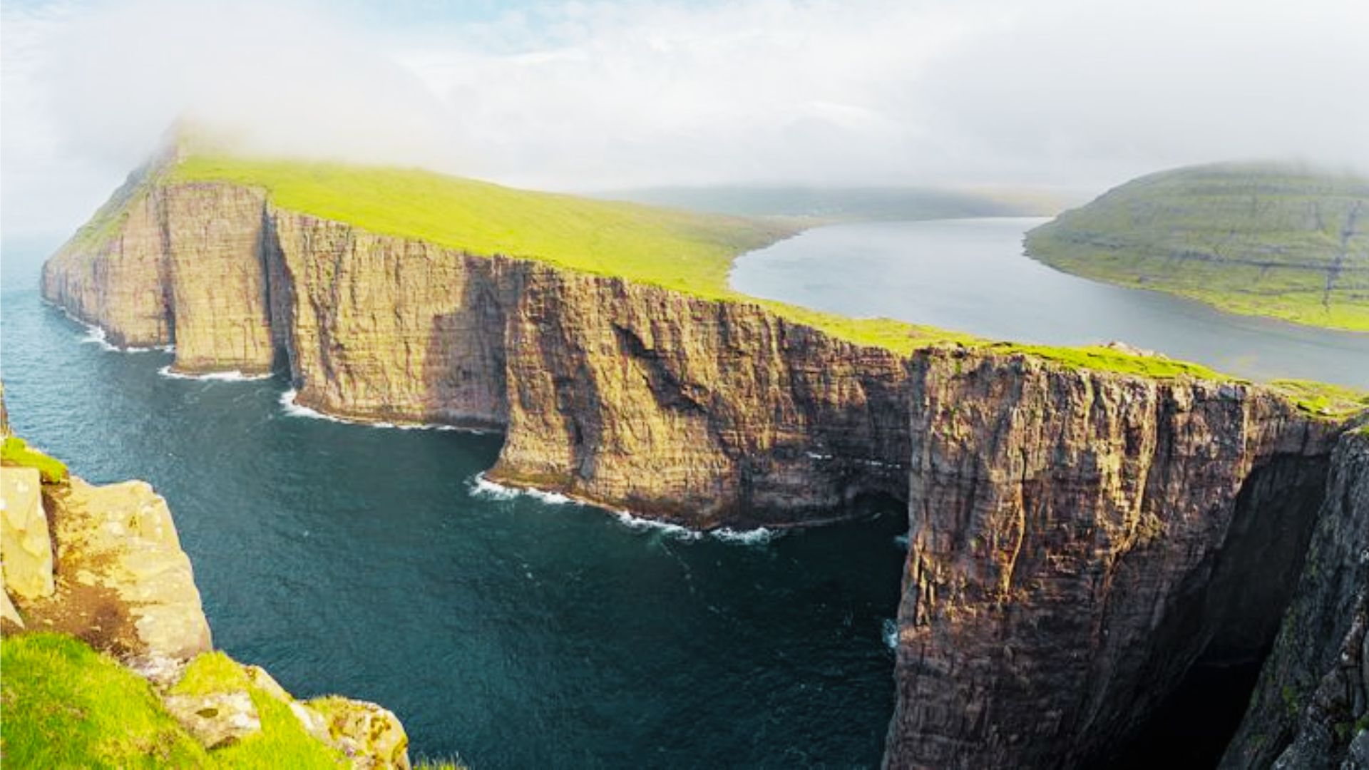 Hike to Lake Sørvágsvatn