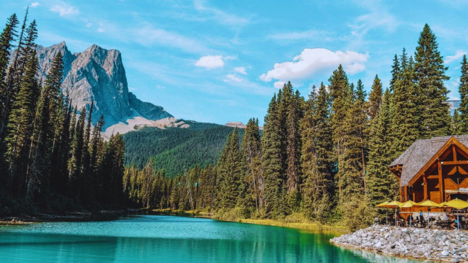 A scenic collage showcasing iconic Canadian destinations, including mountains, lakes, and urban landscapes.