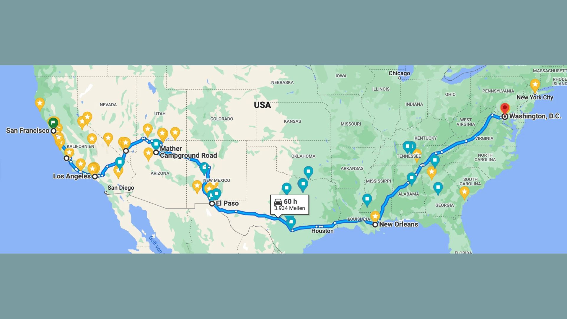 West Coast Road Trip Itinerary Overview (Map + Route Breakdown)