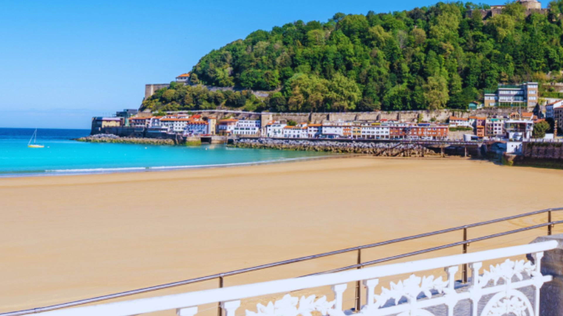 Relax on La Concha Beach, the City's Most Iconic Bay