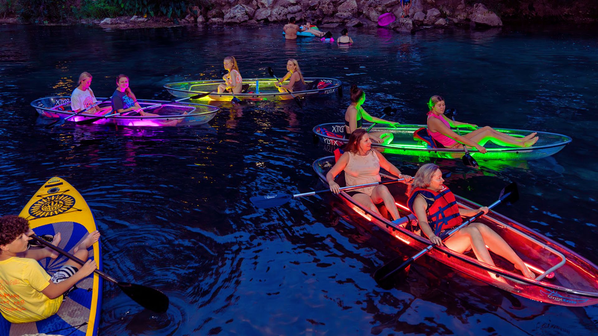 Go Paddleboarding or Kayaking