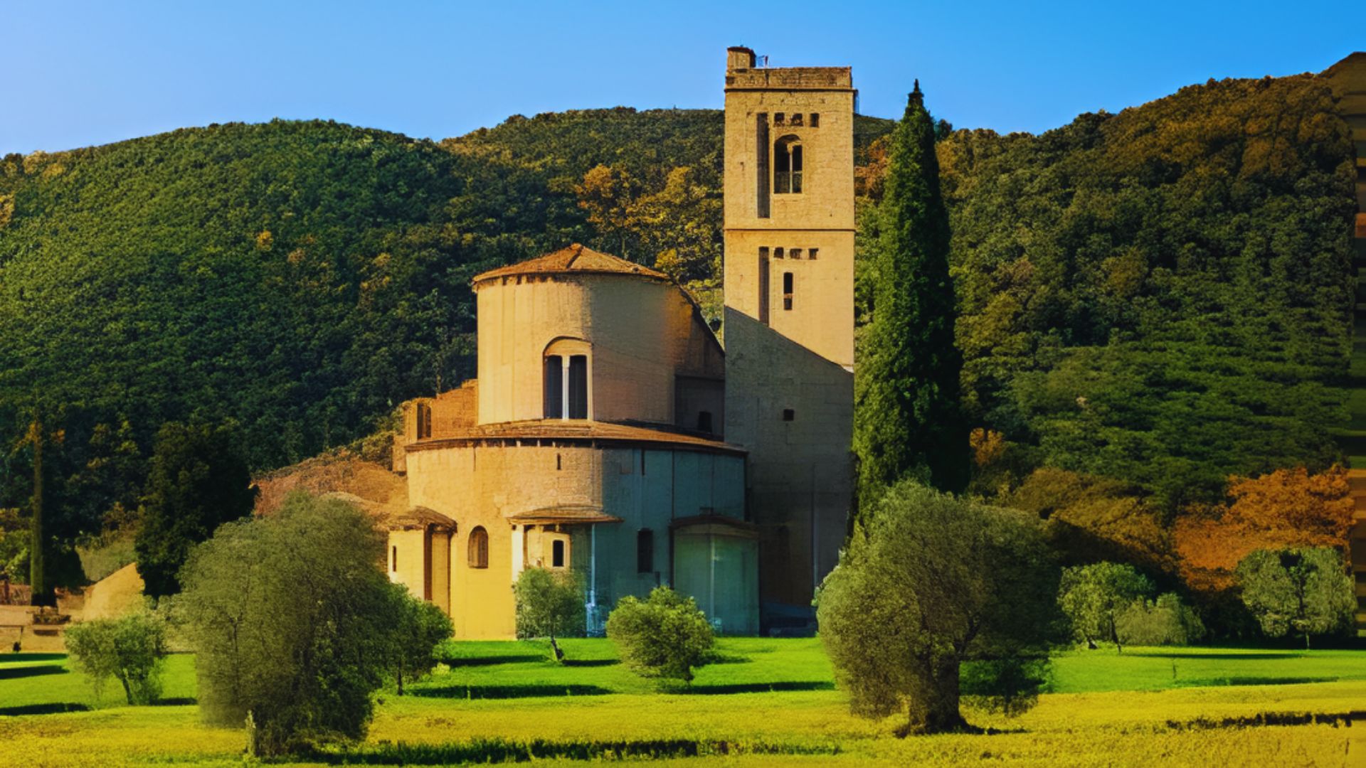 Sant'Antimo Abbey Stop