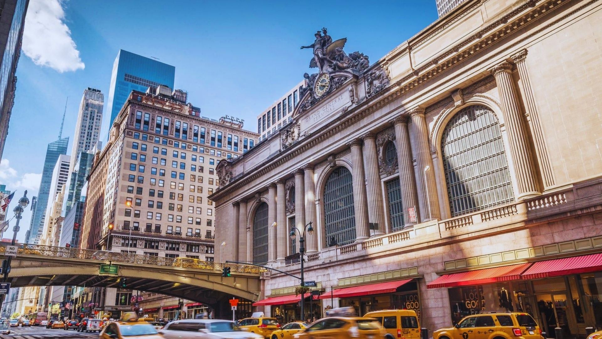 Grand Central Station in New York City, captured in July 2018, showcasing its iconic architecture and bustling atmosphere.