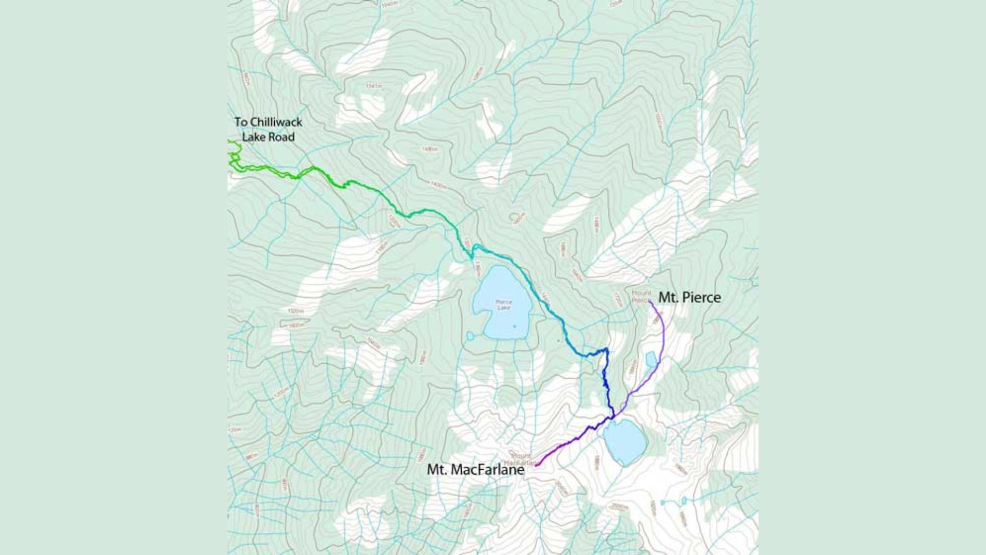 Main Hiking Routes to the Summit