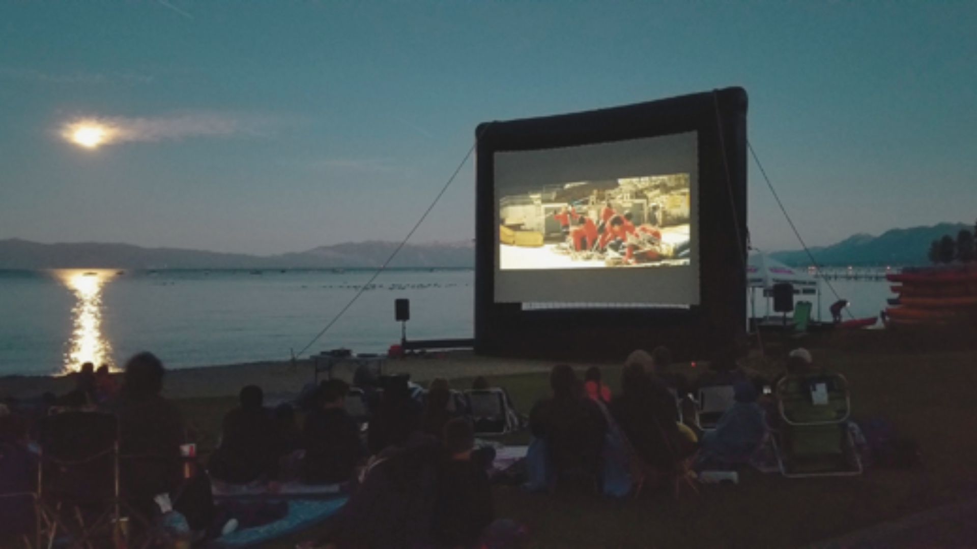 12. Movies on the Beach at Tahoe City