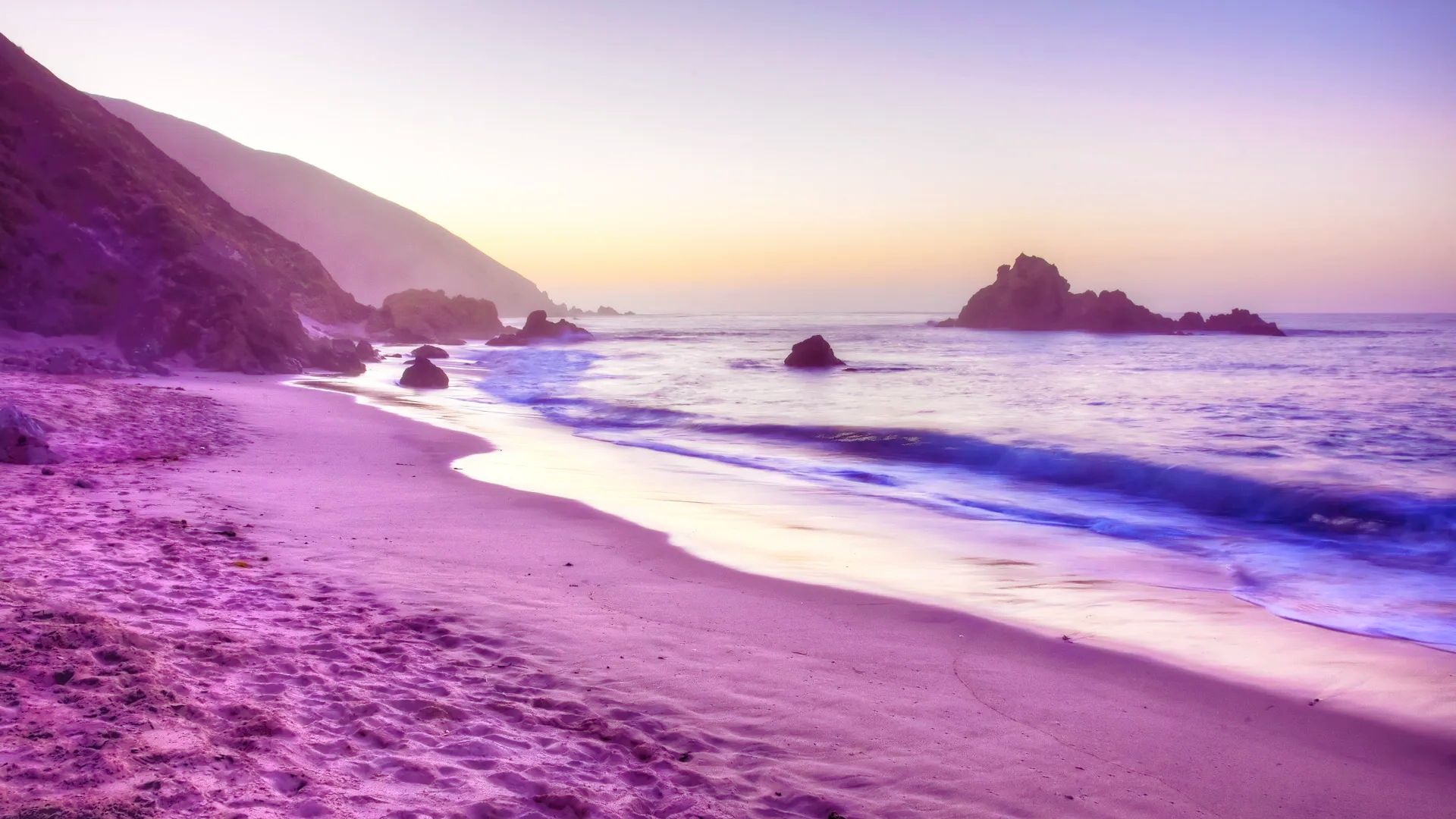 2. Pfeiffer Beach: Purple Sand & Arch Rock