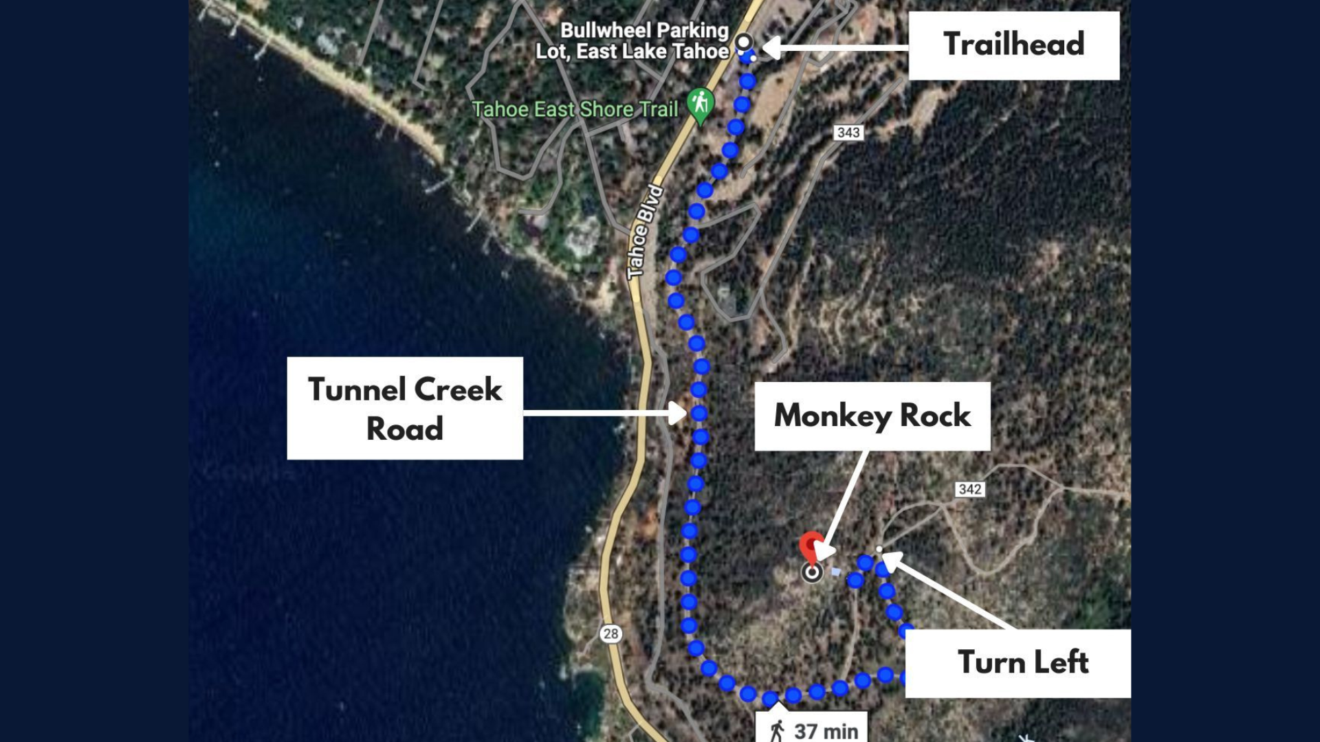 Where Is Monkey Rock Trailhead Located?