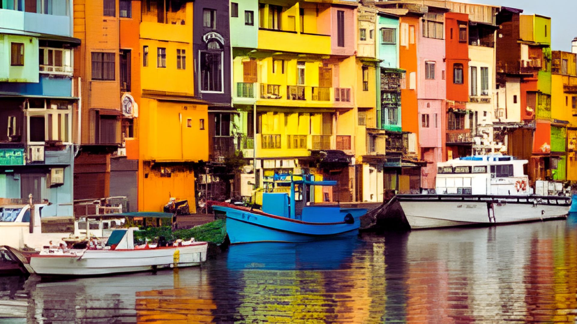Wander Through the Colorful Port and Fishing Quarter