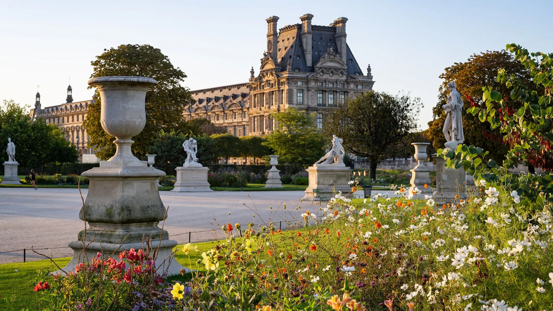 The Louvre and Tuileries Gardens