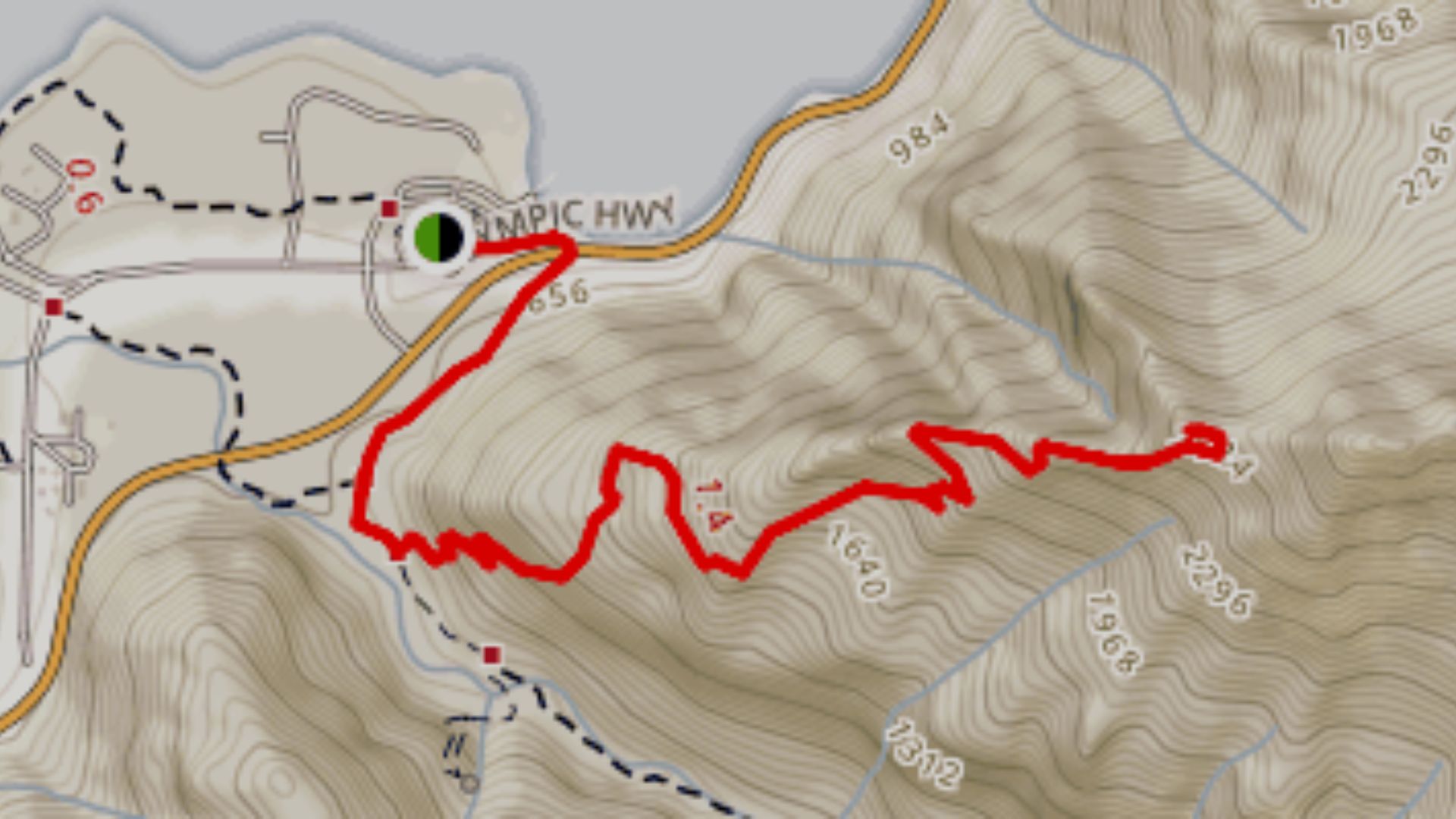 Storm King Mountain Trail Routes Overview